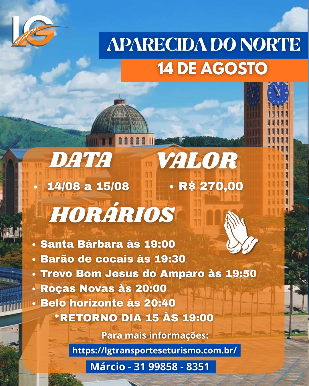 Aparecida do Norte 14/08 SP